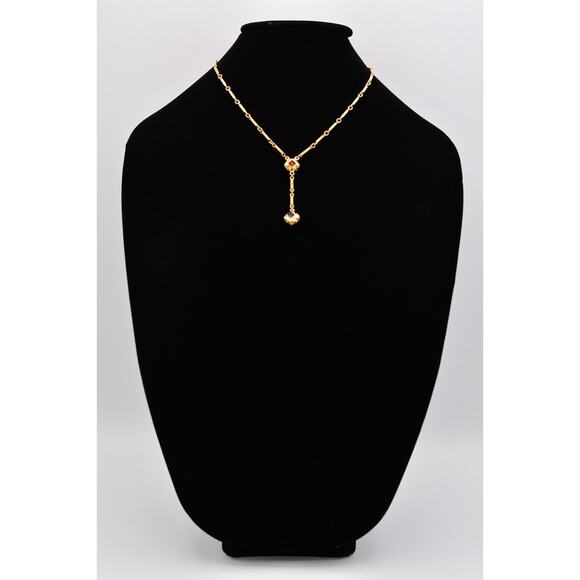 J. Jansen Brutalist Statement Necklace Crystal Pink Stone Chunky Signed Bin6A - Picture 12 of 12